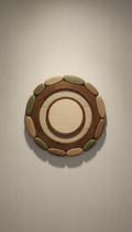 River Pebble Artisan Clock