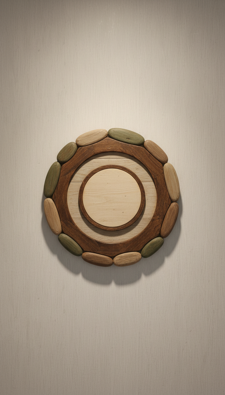 River Pebble Artisan Clock