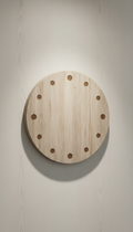 Driftwood White Signature Clock
